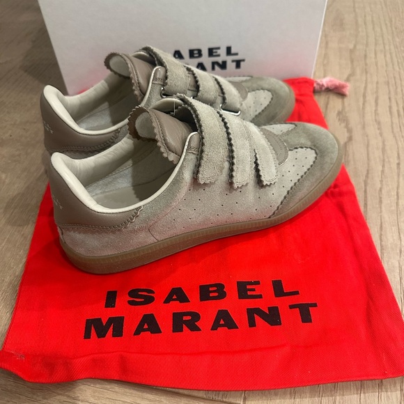 Isabel Marant Taupe Sneakers - Picture 2 of 5